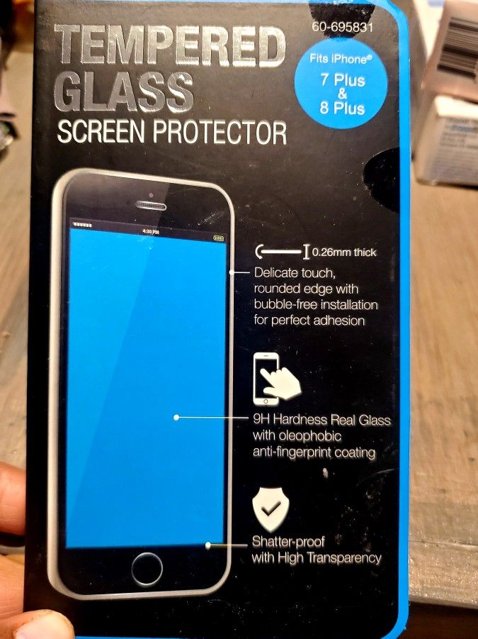 IPHONE 7 AND 8 Tempered Glass Screen Protector