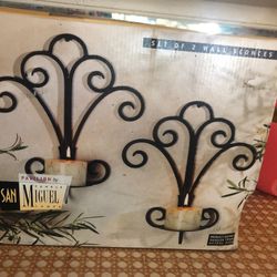 Wall sconces candles house decoration
