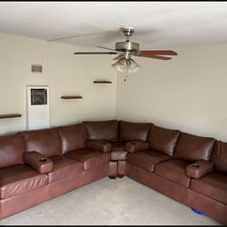 Leather couch
