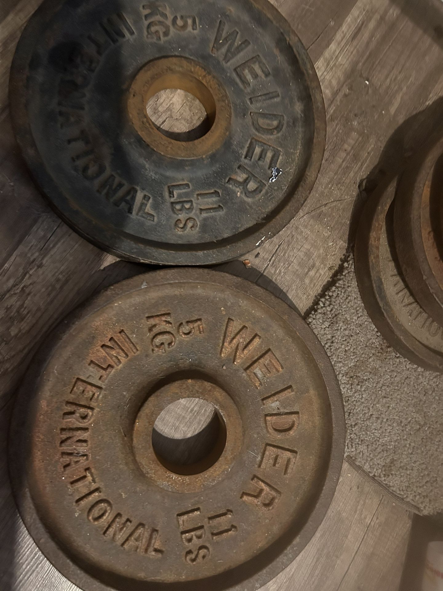 Weider International weight Plates