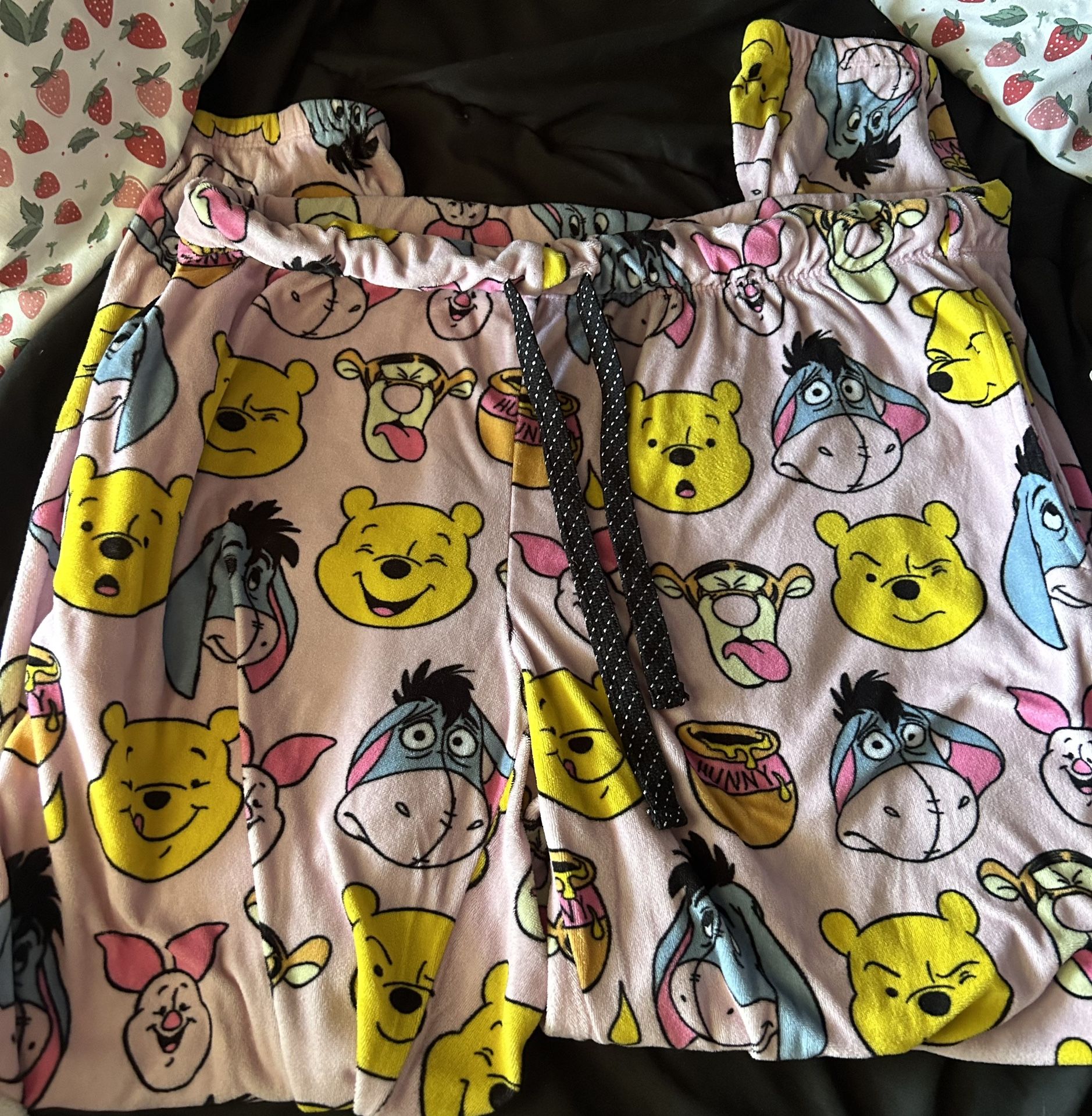 Disney Characters Pink Pj Pants