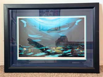 Wyland "Humpback Dance" Signed Lithograph with COA, 255/300, Framed
