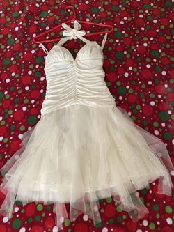  Dress size small white 
