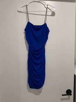 Medium royal blue dress