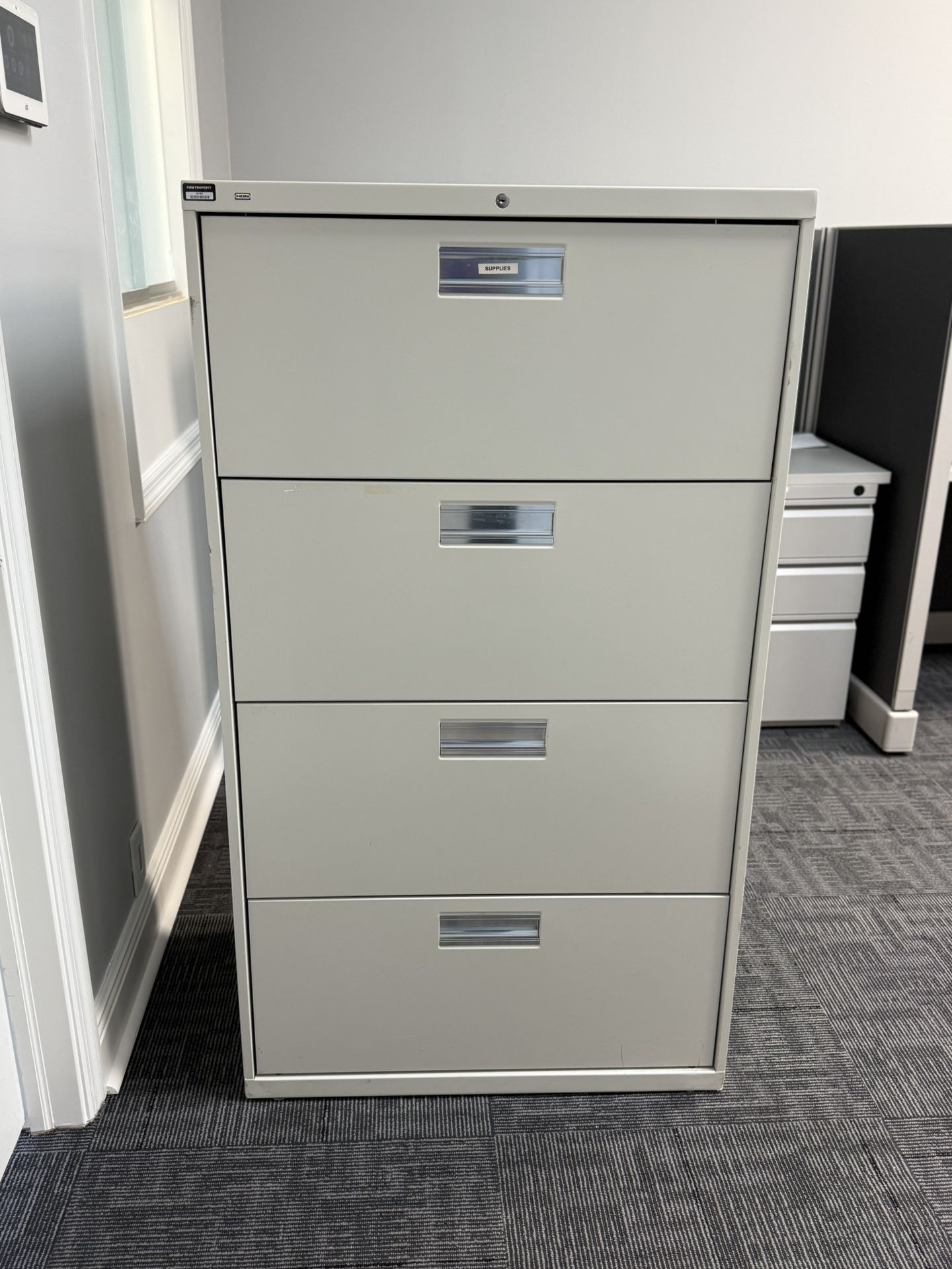 HON 30-Inch 4-Drawer Filing Cabinet – Heavy Duty