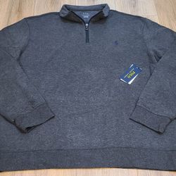 Polo Ralph Lauren Half-Zip Sweater Size L For Men 