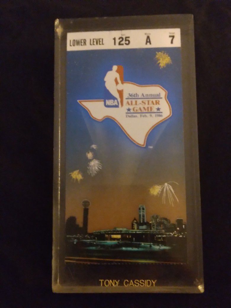 1986 All-Star Game Ticket 36th Annual