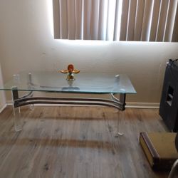 Ashley Furniture Tempered Glass Coffee Table