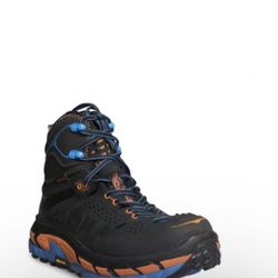 HOKA ONE ONE MENS TOR ULTRA HI WP MENS ANTHRACITE/CLOWNFISH
