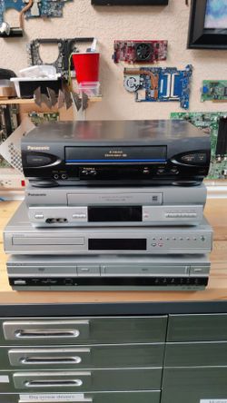 Panasonic, Toshiba, Sony VHS DVD Recorder Player