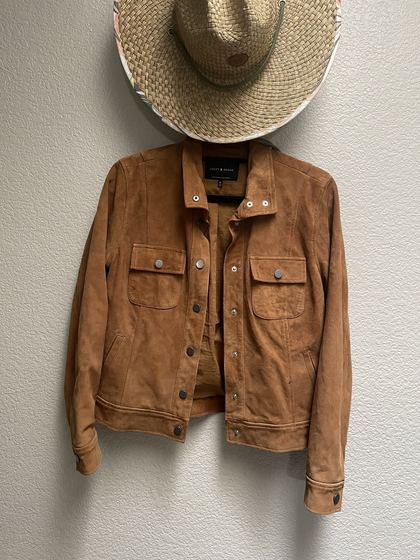 Lucky Brand Leather Jacket - Medium