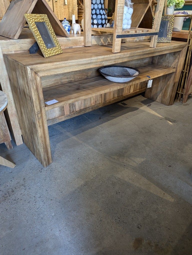 Mango Wood Console Table 