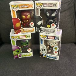 Marvel Spider-Man Green Goblin Taskmaster Walgreens Exc. Funko Pop Set