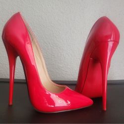 Red 14 Cm Heels