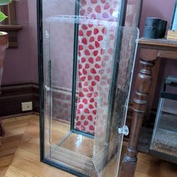 20 Gallon Long Reptile Enclosure With Front Opening Door 