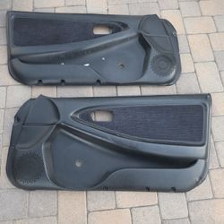 1991-94 Toyota MR2 Sw20 Door Panels Cards LH RH Black USDM Manual Window