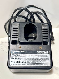 Black & Decker Univolt 98014 Charger Type 1 Cordless Tool Battery Charger