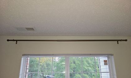 2  Ivilon Adjustable Curtain Rods – Warm Gold (48"–86")