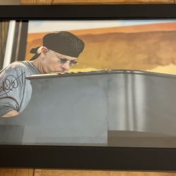 NEAL DOUGHTY   REO SPEEDWAGON  AUTOGRAPH LIVE PHOTO  21 X 15   MINT CONDITION 