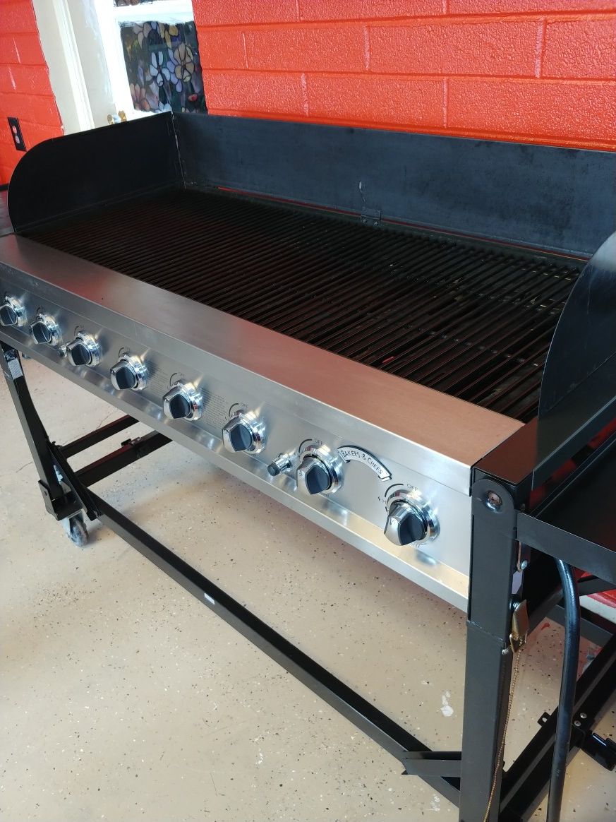 Bakers & chefs 8 burner event grill online