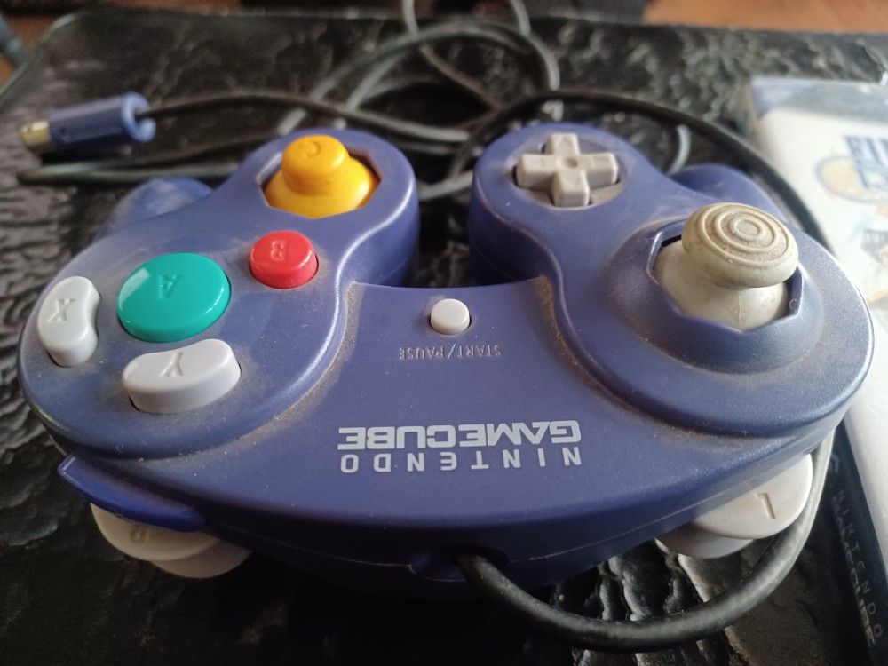 NINTENDO GAMECUBE PURPLE CONTROLLER $65 FINAL PRICE SAME DAY SHIPPING