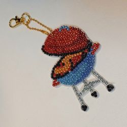Blingy Barbque Keychain 