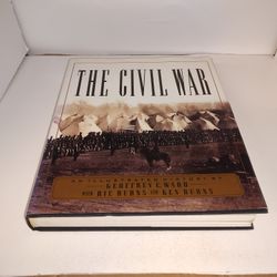 The Civil War: An Illustrated History- Ric Burns,Geoffrey C. Ward VG HC