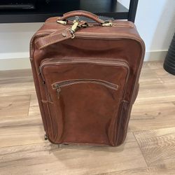 Valentina Hand Made Leather Carry On Luggage