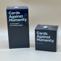 Cards Against Humanity A Game For Horrible People W/ Blue Expansion Pack