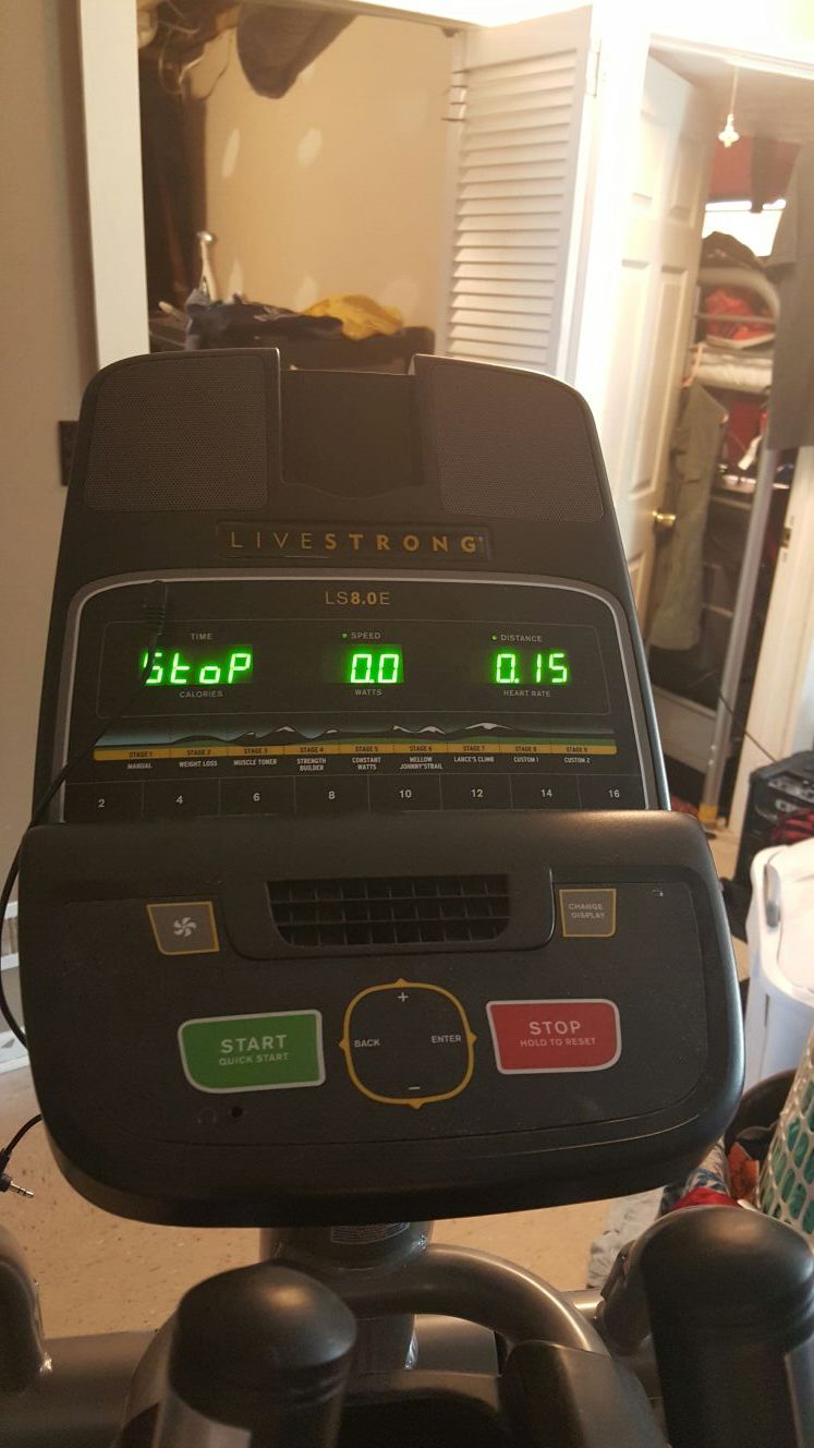 Livestrong ls8e elliptical sales