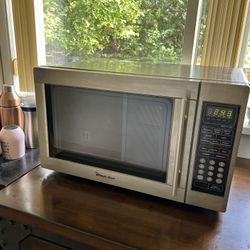 Magic Chef Stainless Steel Countertop Microwave