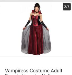 Vampiress costume plus size new