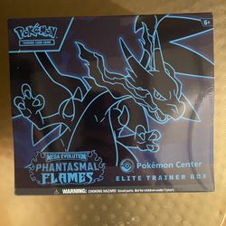 1 Pokemon Center Phantasmal Flames Etb