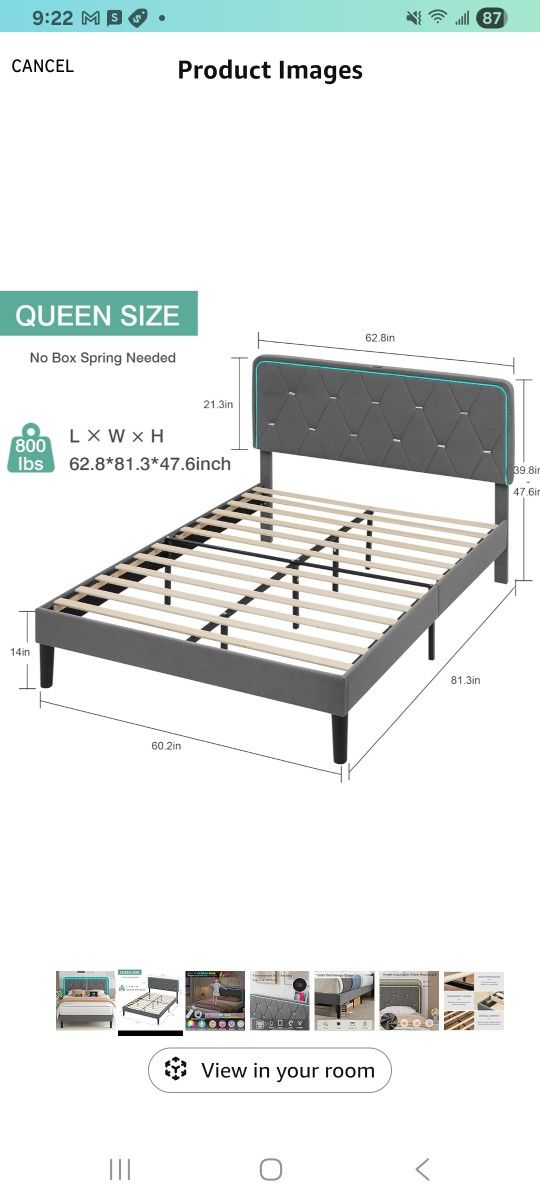 Queen Size Bed Frame