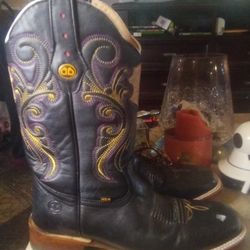 AB Cowboy Boots Size 10 Wide