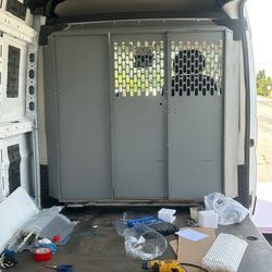 Steel van partition for Sprinter/Ram Promaster
