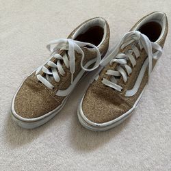 Girl’s Golden Vans