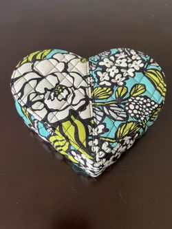 Vera Bradley Heart Case, Island Blooms, $20