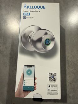 KLOQUE K10 Smart Knob Lock – Fingerprint & App Unlock (New)