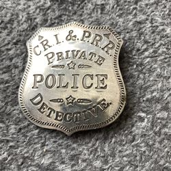 Sterling Silver Badge
