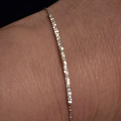 Small 14k blue nile bracelet