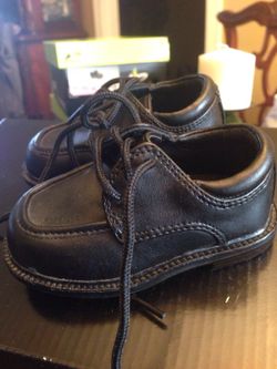 Baby boy nice black shoes size 3