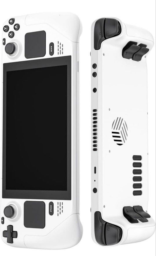 JSAUX White Transparent Front Cover Back Plate for Steam Deck Do-it-yourself Kit. Please note: NOT COMPATIBLE WITH Steam Deck OLED!
JSAUX Replacement