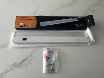 Ansen Hardwired Under Cabinet Lighting, 18inch 15W LED Light for Kitchen/Closet, 998.4lm, CRI>92, R9>90, Dimmable, 5 Color Temperature, 2700K-5000K(Wa