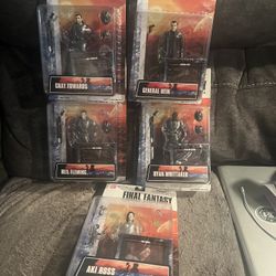 5 Bandai Final Fantasy Figures 2000 MOC