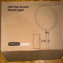 PL40 Series LED Full Ring Light- 13” diameter “64” stand Height