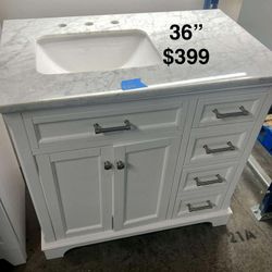 36in Bathroom Vanity With Top