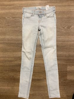 2 PAIRS Abercrombie GIRLS jeans 14/16 SLIM