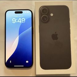 Apple iPhone 16 - 256 GB - Black (Unlocked) Open Box - 100% Battery Health