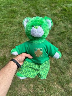 Build-A-Bear Workshop St. Patrick’s Day/ Shamrock/ Beary O’ Lucky/ Lucky Clover Bear Plush Teddy Bear